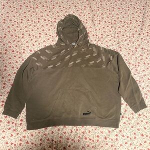 Puma Gray Sweatshirt with All-Over Print